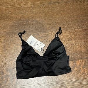 NWT Zara black crop top